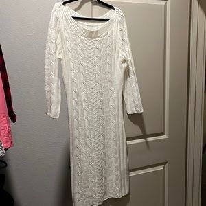 COMFY WHITE COTTEN DRESS